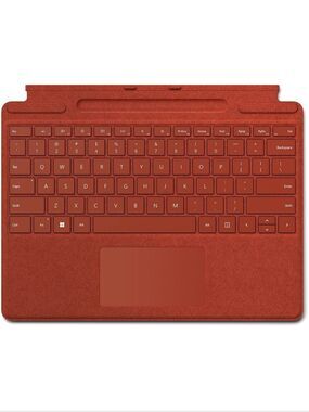 Microsoft Surface Pro Signature Keyboard Poppy Red Alcantara Pro 8 9 X